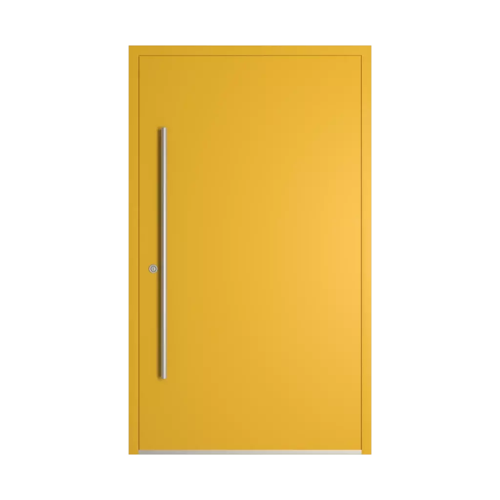 RAL 1012 Lemon yellow entry-doors models dindecor sk04-beton  