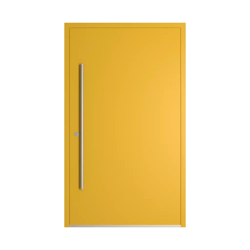 RAL 1012 Lemon yellow entry-doors models dindecor gl03  