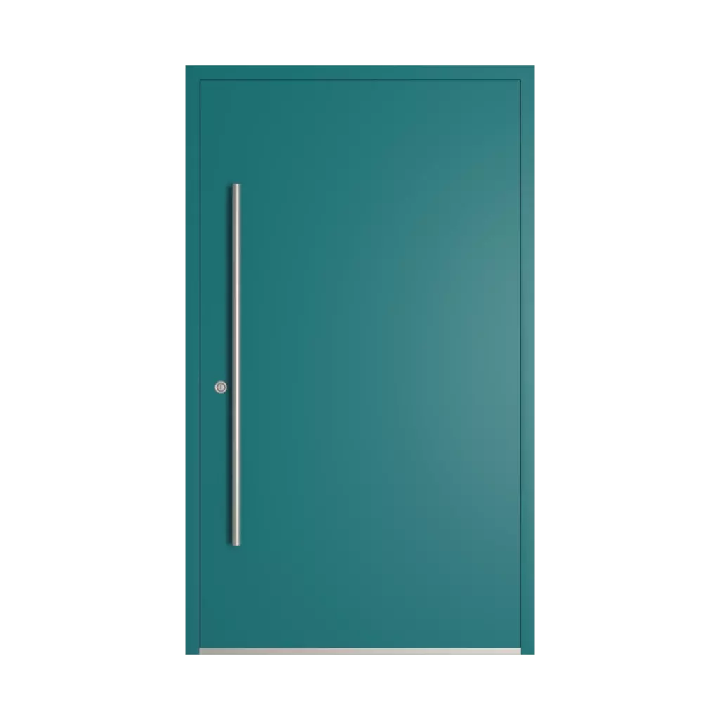 RAL 5021 Water blue entry-doors models cdm model-48  