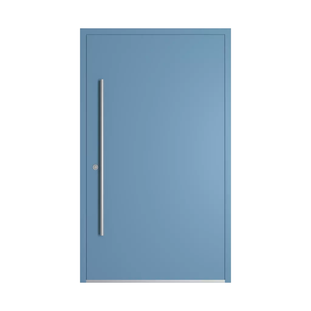 RAL 5024 Pastel blue entry-doors models dindecor sk04-beton  