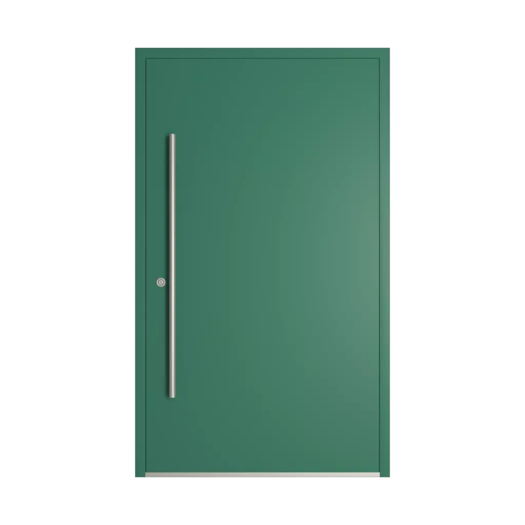 RAL 6000 Patina green entry-doors models dindecor gl03  