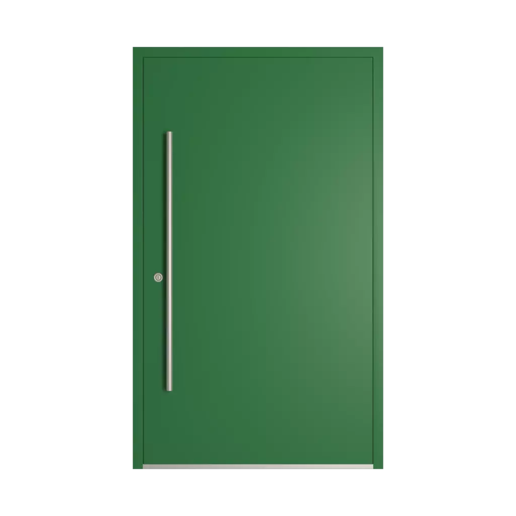 RAL 6001 Emerald green entry-doors models dindecor gl03  