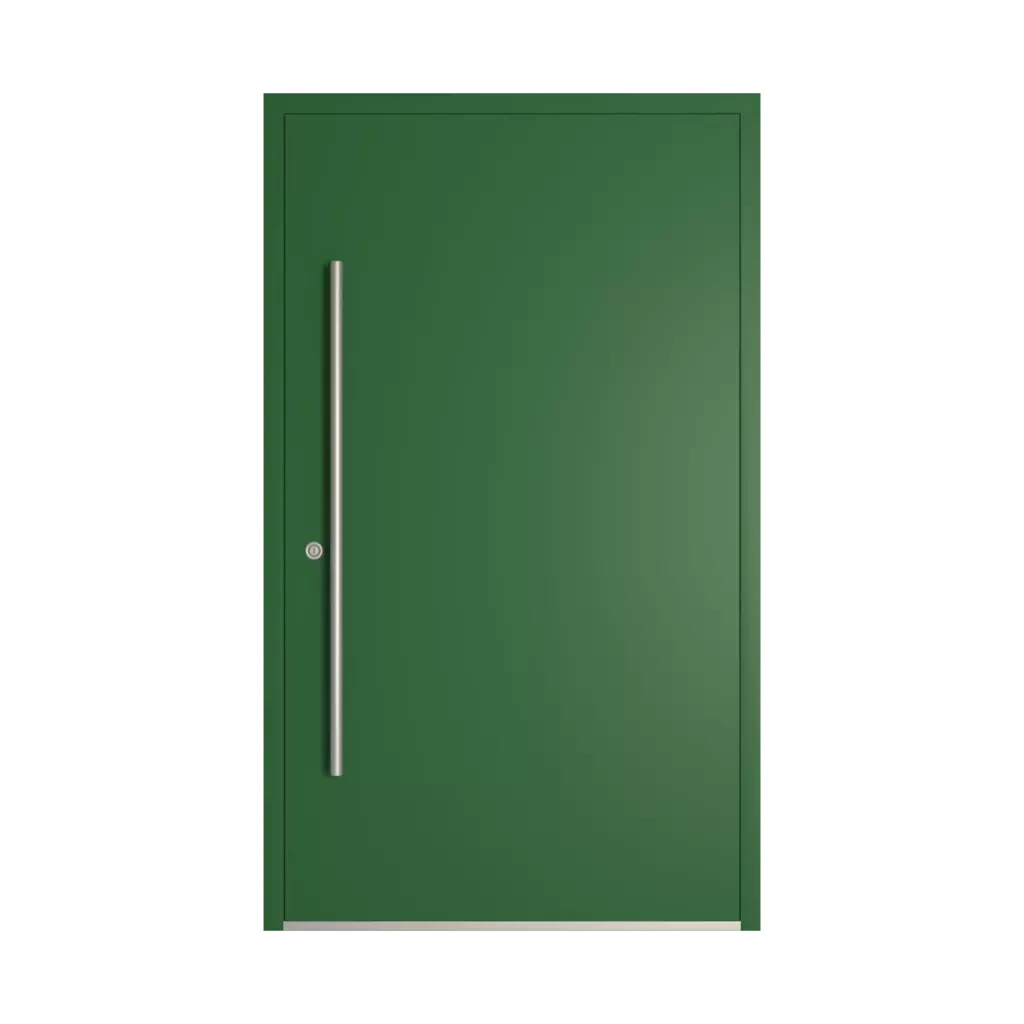 RAL 6002 Leaf green entry-doors models cdm model-5  