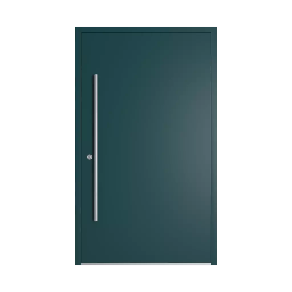 RAL 6004 Blue green entry-doors models dindecor ll01  