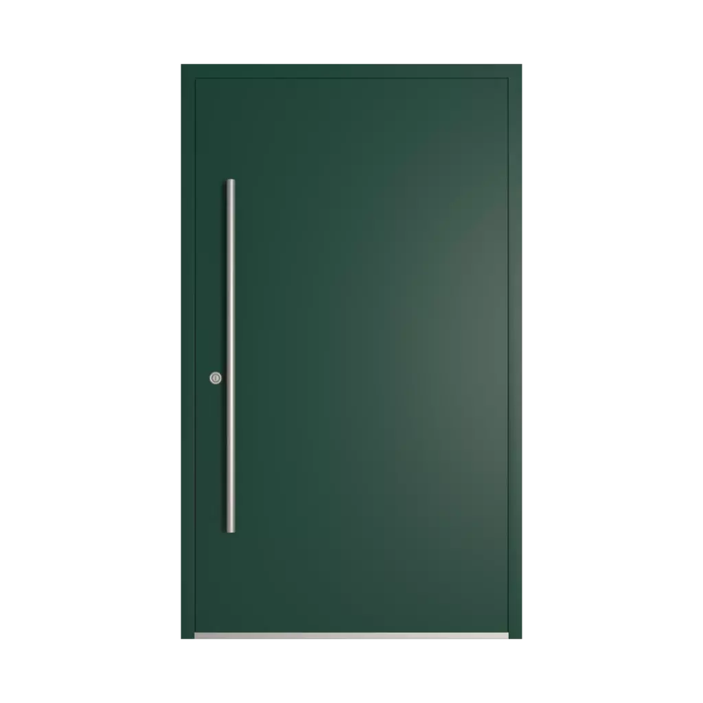 RAL 6005 Moss green entry-doors models dindecor ll01  