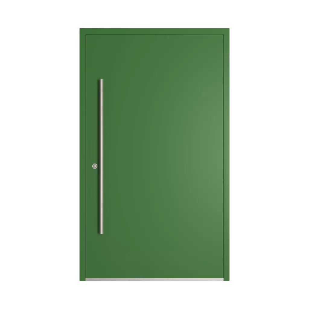 RAL 6010 Grass green entry-doors models cdm model-5  