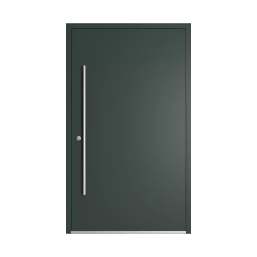 RAL 6012 Black green entry-doors models dindecor sk04-beton  