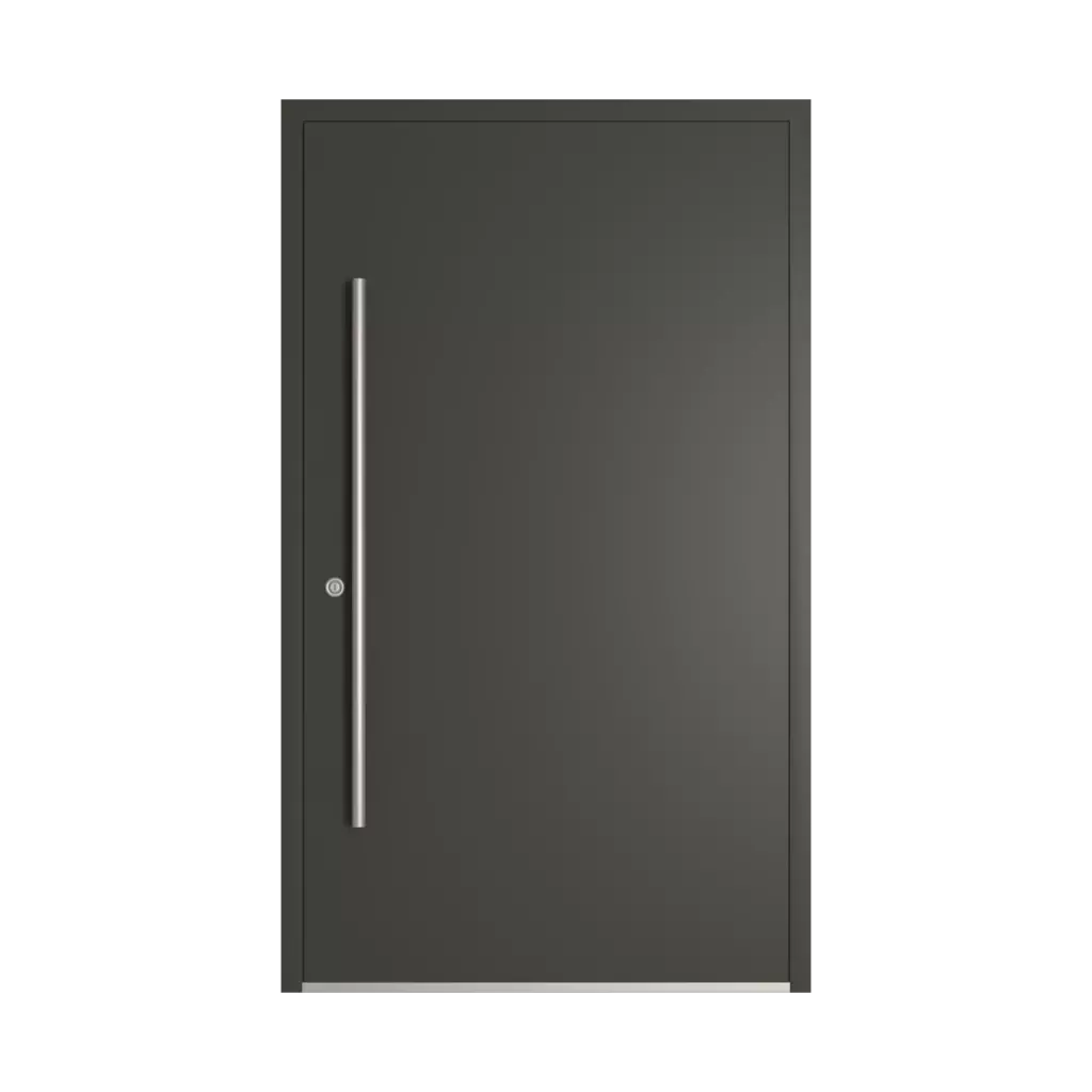 RAL 6015 Black olive entry-doors models cdm model-35  