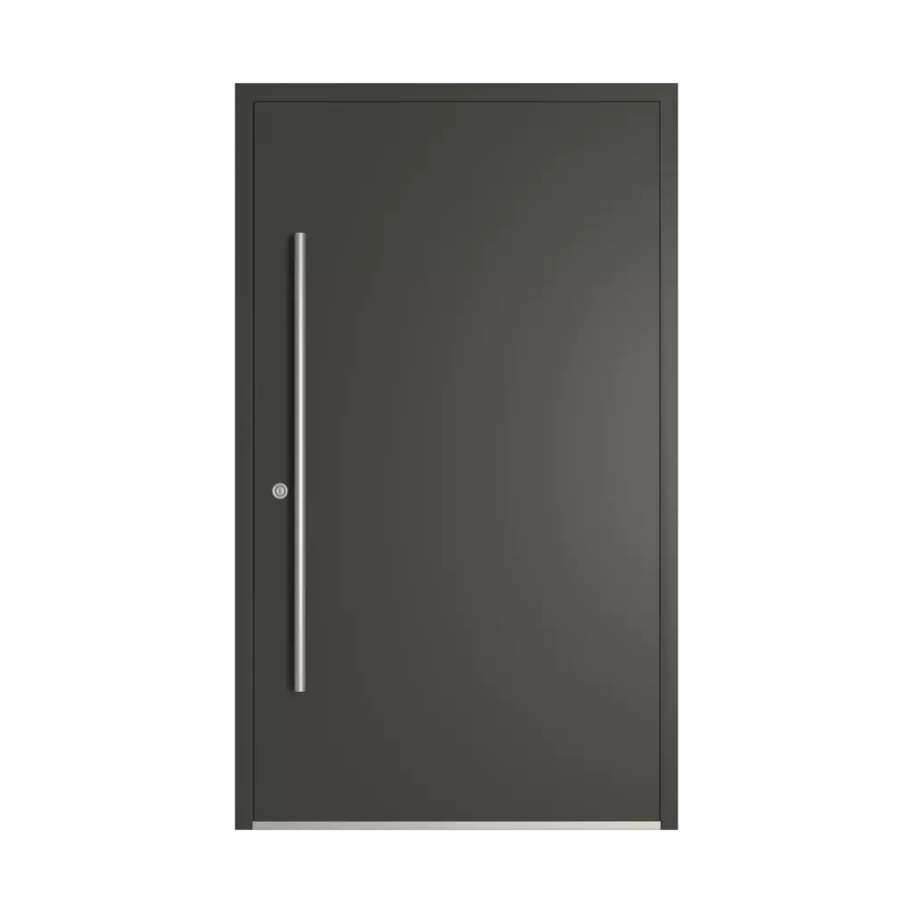 RAL 6015 Black olive entry-doors models dindecor gl03  