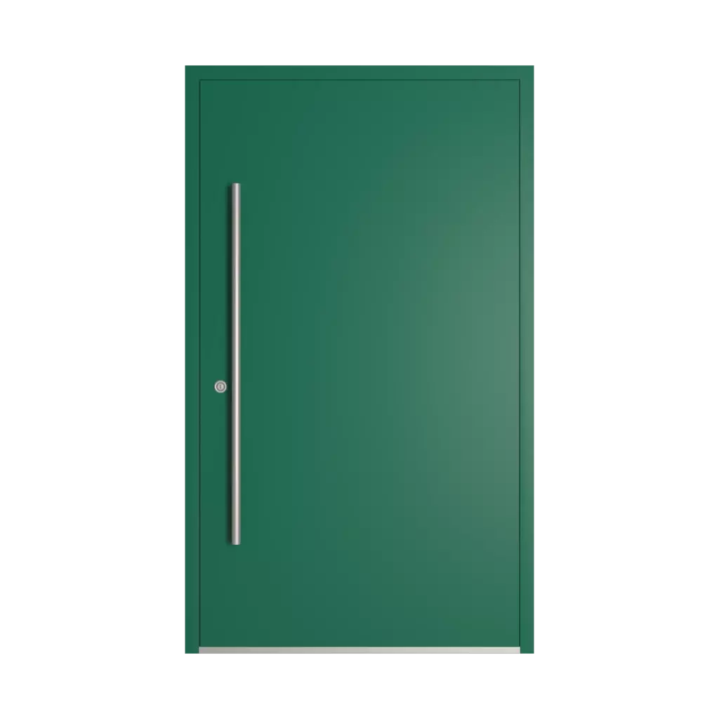 RAL 6016 Turquoise green entry-doors models dindecor model-5032  