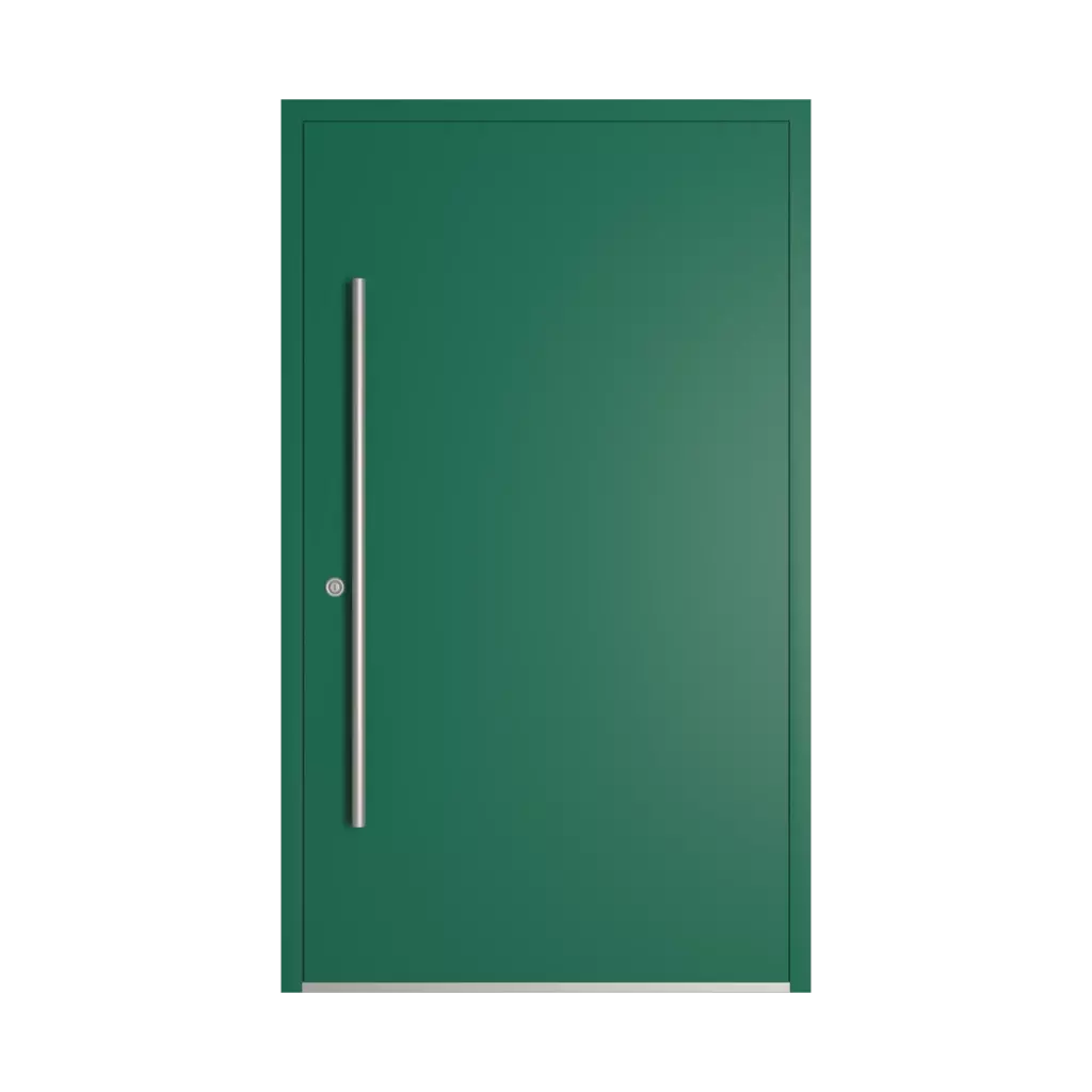 RAL 6016 Turquoise green entry-doors models dindecor model-5041  