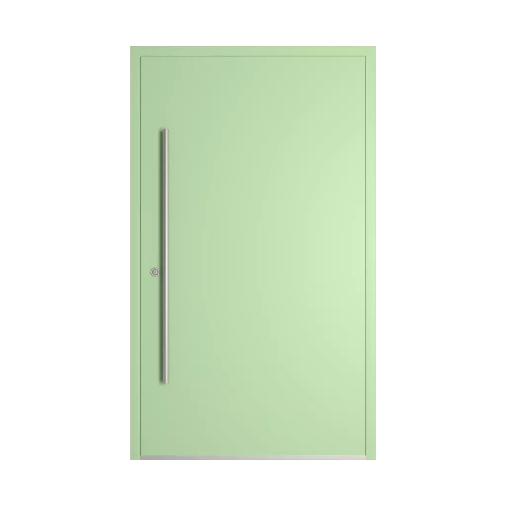 RAL 6019 Pastel green entry-doors models dindecor gl03  