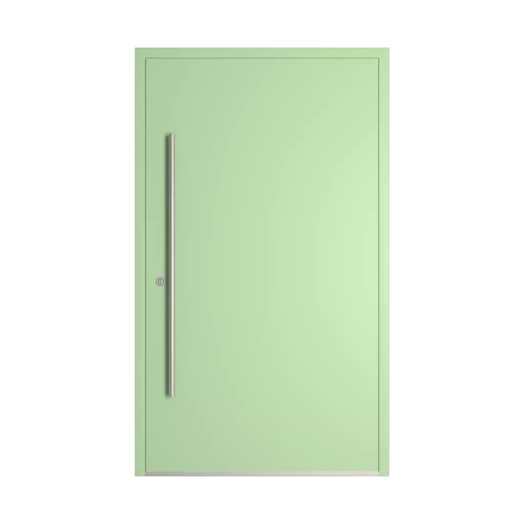 RAL 6019 Pastel green entry-doors models dindecor sk04-beton  