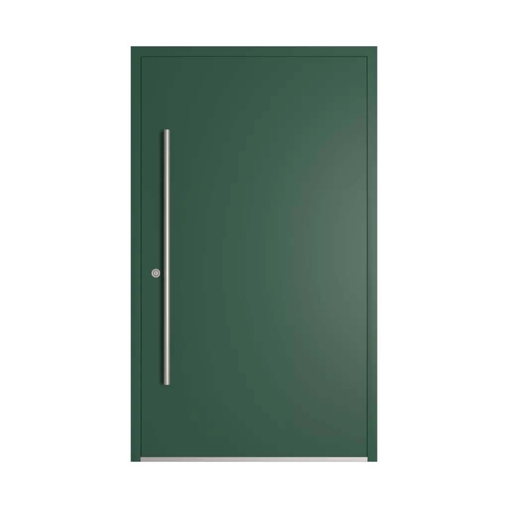 RAL 6028 Pine green entry-doors models dindecor sl04  