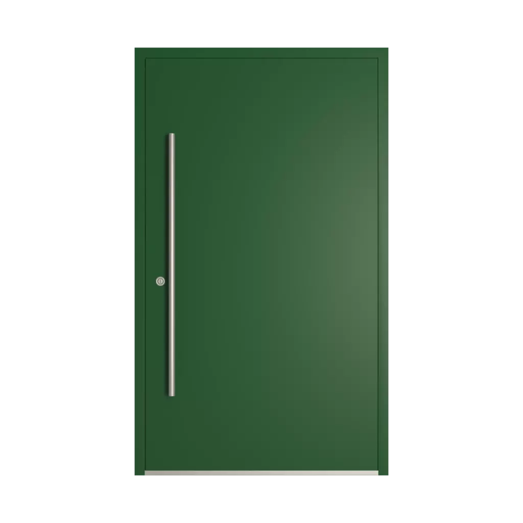 RAL 6035 Pearl green entry-doors models dindecor model-5018  