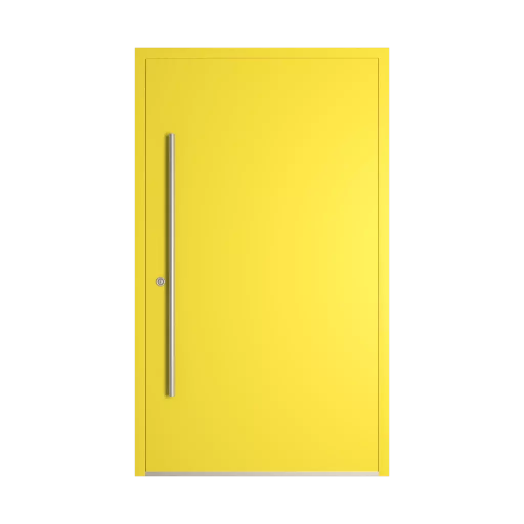RAL 1016 Sulfur yellow entry-doors models dindecor be04  