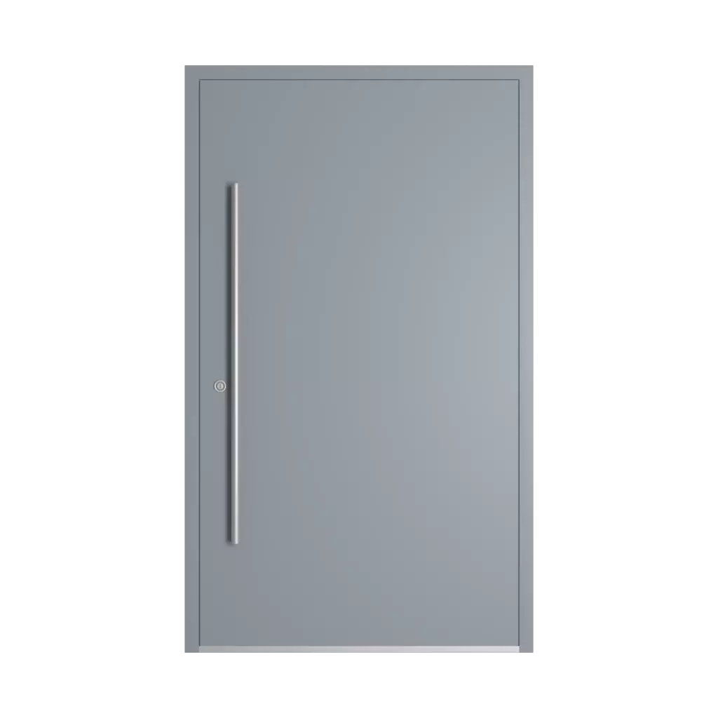 RAL 7001 Silver grey entry-doors models dindecor gl03  