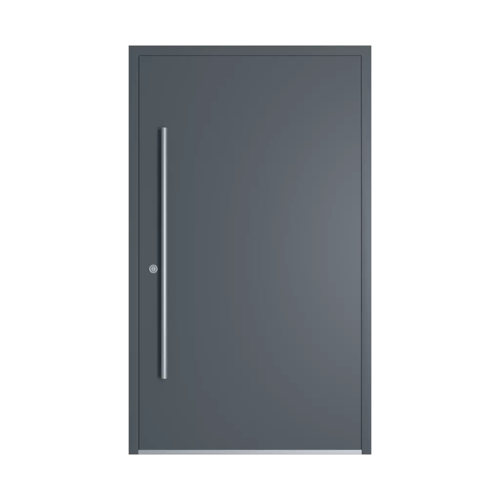 RAL 7011 Iron grey entry-doors models dindecor rl09  