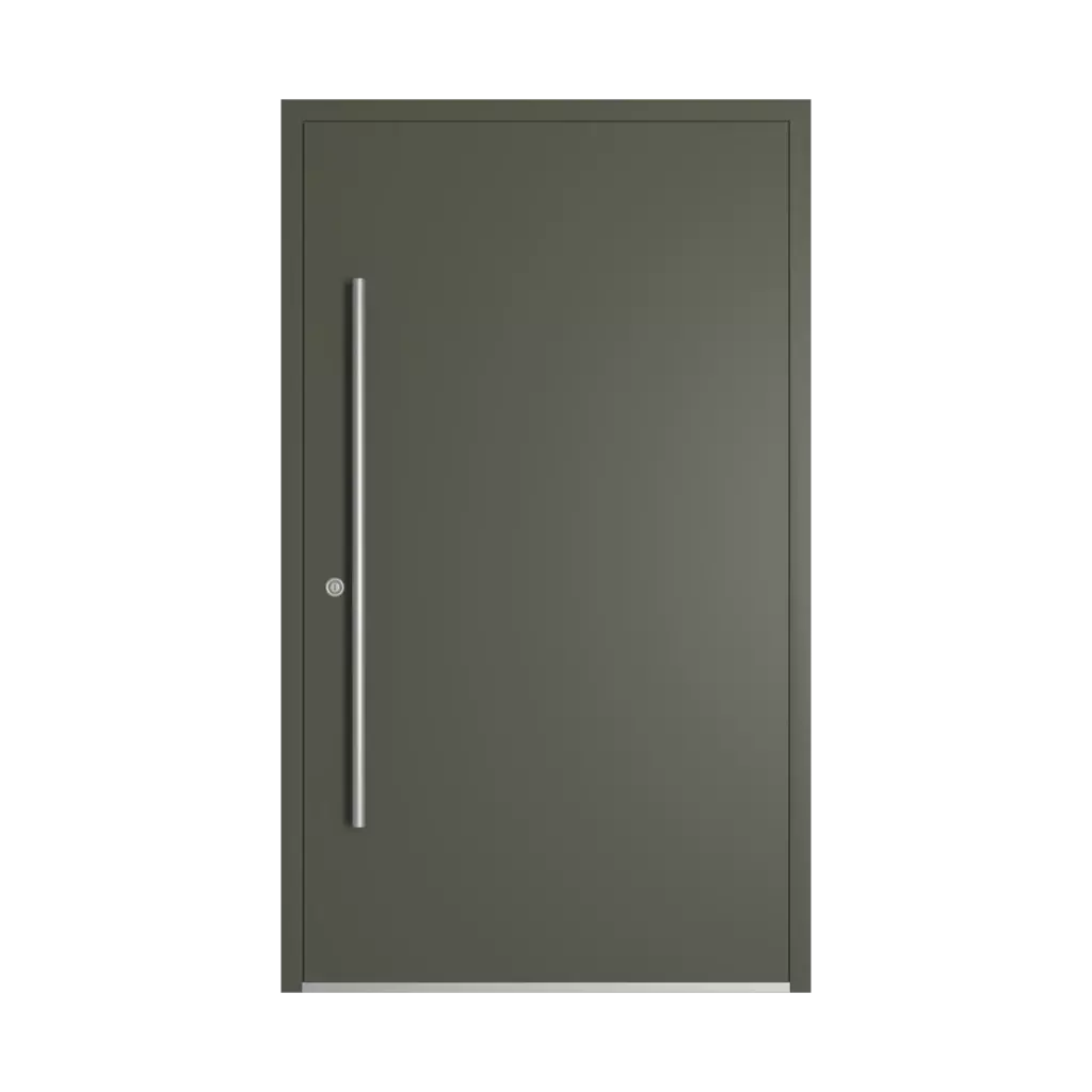 RAL 7013 Brown grey entry-doors models dindecor be04  