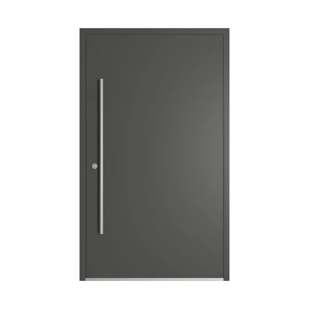 RAL 7022 Umbra grey entry-doors models dindecor sk04-beton  