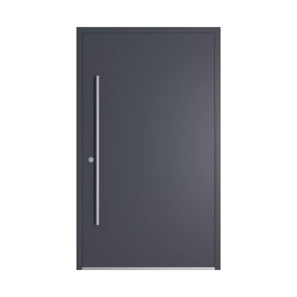 RAL 7024 Graphite grey entry-doors models dindecor sk06-grey  