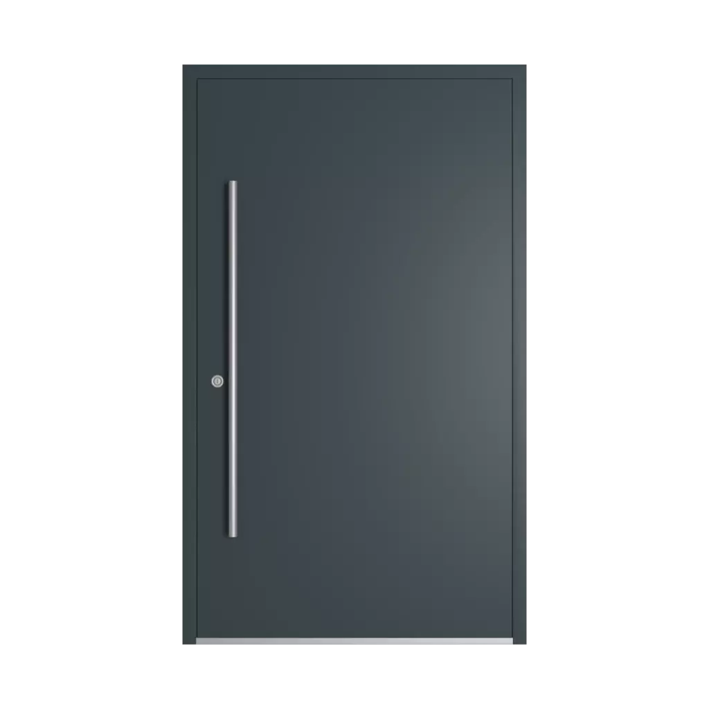 RAL 7026 Granite grey entry-doors models dindecor 6120-pwz  