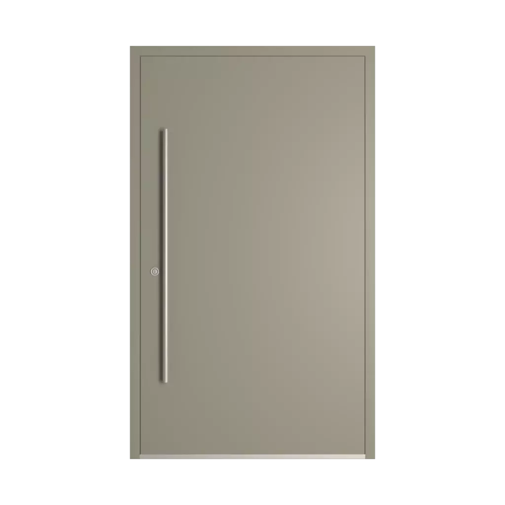 RAL 7030 Stone grey entry-doors models dindecor gl03  