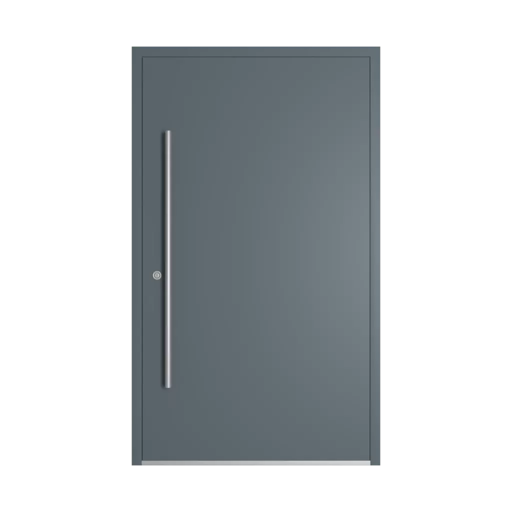 RAL 7031 Blue grey entry-doors models cdm model-9  