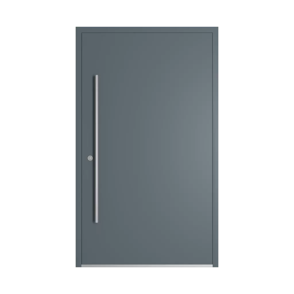 RAL 7031 Blue grey entry-doors models dindecor ll01  