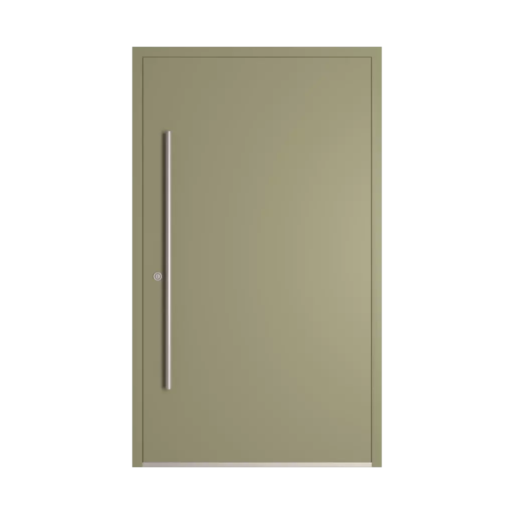 RAL 7034 Yellow grey entry-doors models dindecor sk04-beton  