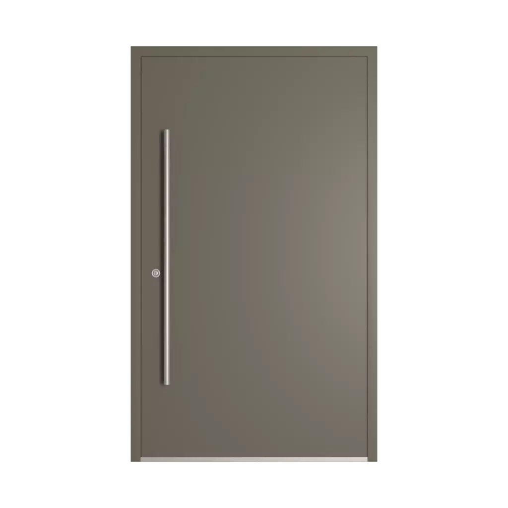 RAL 7039 Quartz grey entry-doors models dindecor 6120-pwz  