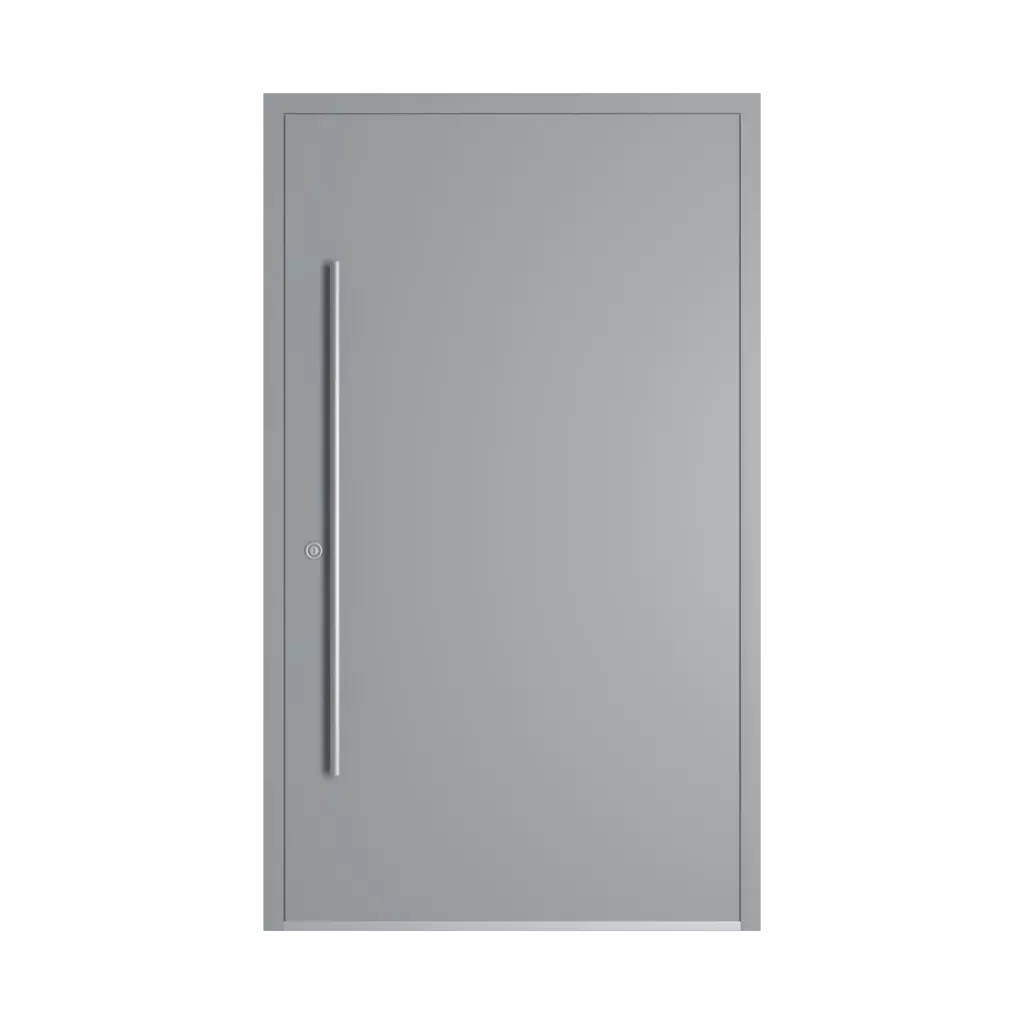 RAL 7040 Window grey entry-doors models dindecor model-5018  