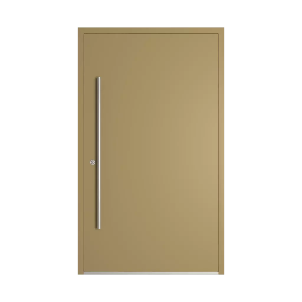 RAL 1020 Olive yellow entry-doors models dindecor gl03  