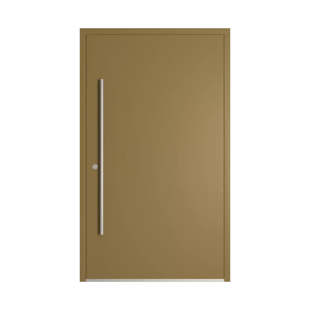 RAL 8000 Green brown entry-doors models dindecor ll01  
