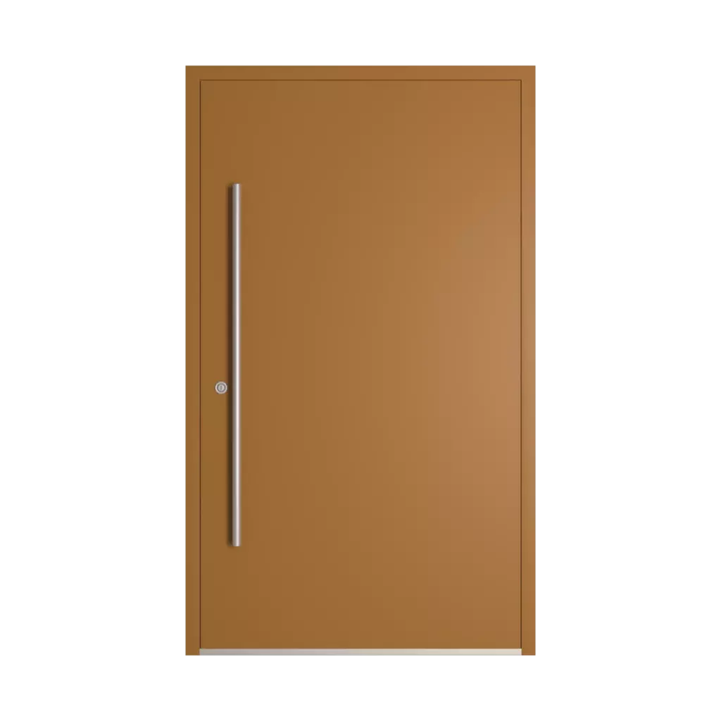 RAL 8001 Ochre brown entry-doors models adezo wilno  