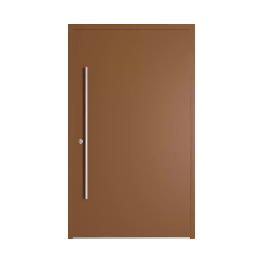 RAL 8003 Clay brown entry-doors models dindecor ll01  