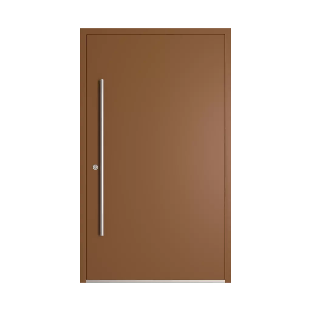 RAL 8003 Clay brown entry-doors models dindecor model-5018  