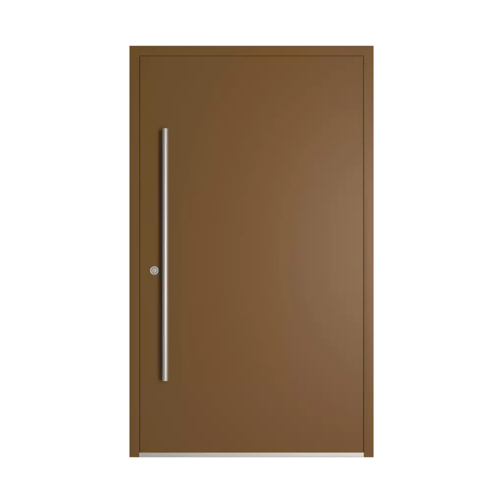RAL 8008 Olive brown entry-doors models dindecor be04  
