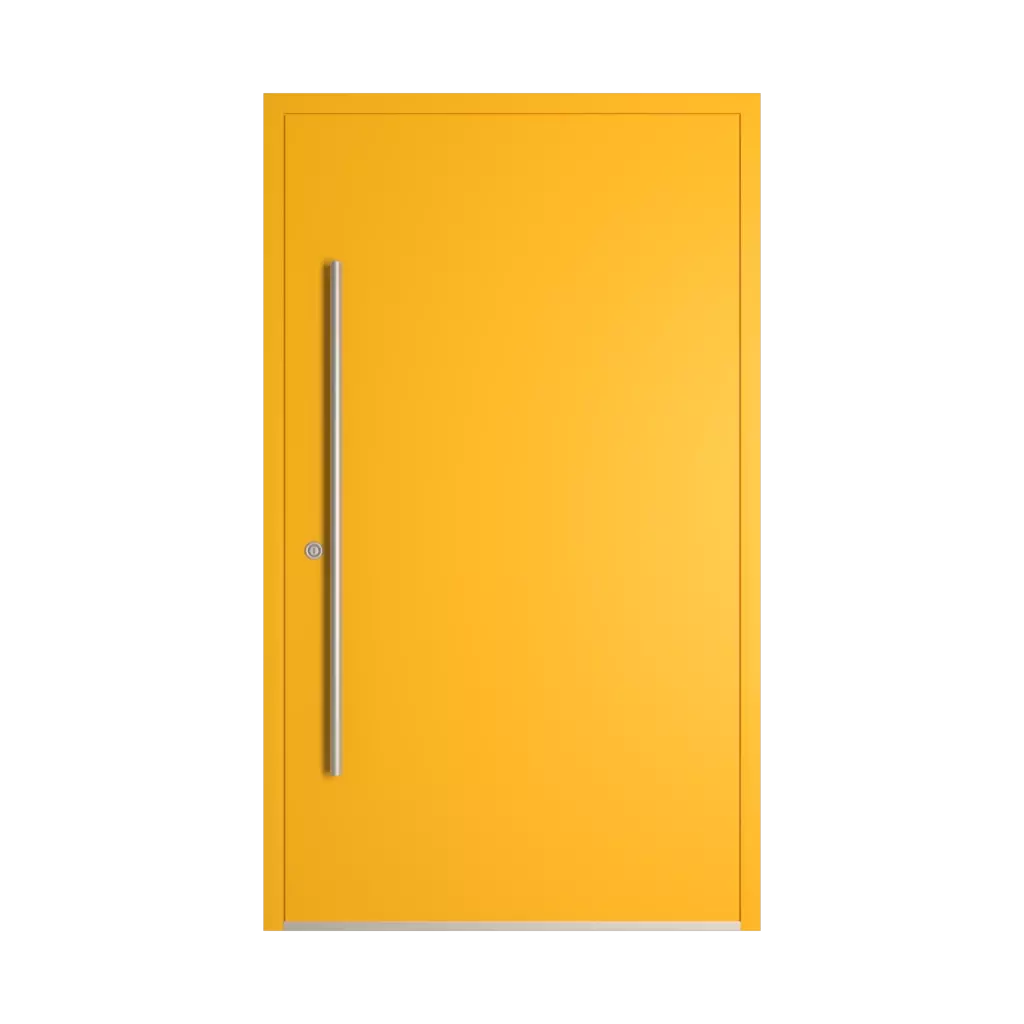 RAL 1021 Rape yellow entry-doors models dindecor 6120-pwz  