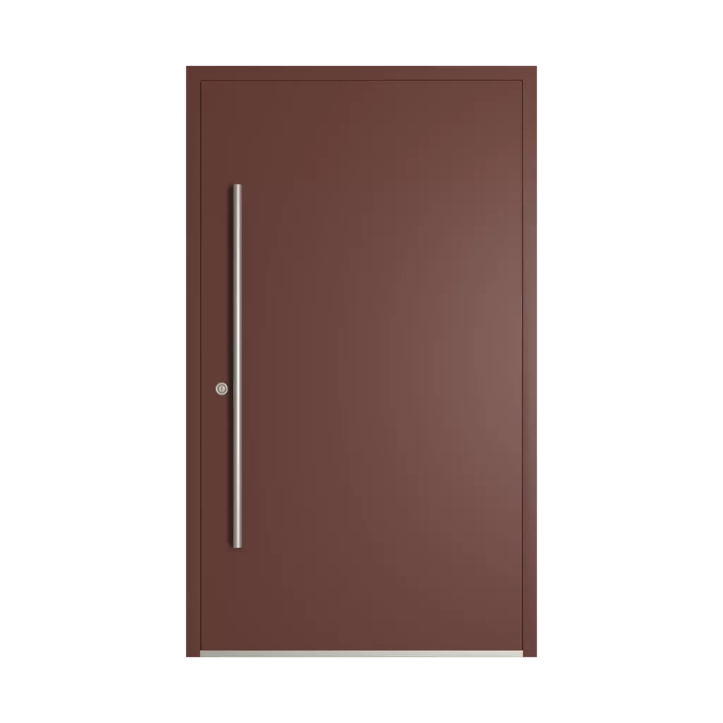 RAL 8015 Chestnut brown entry-doors models cdm model-20  