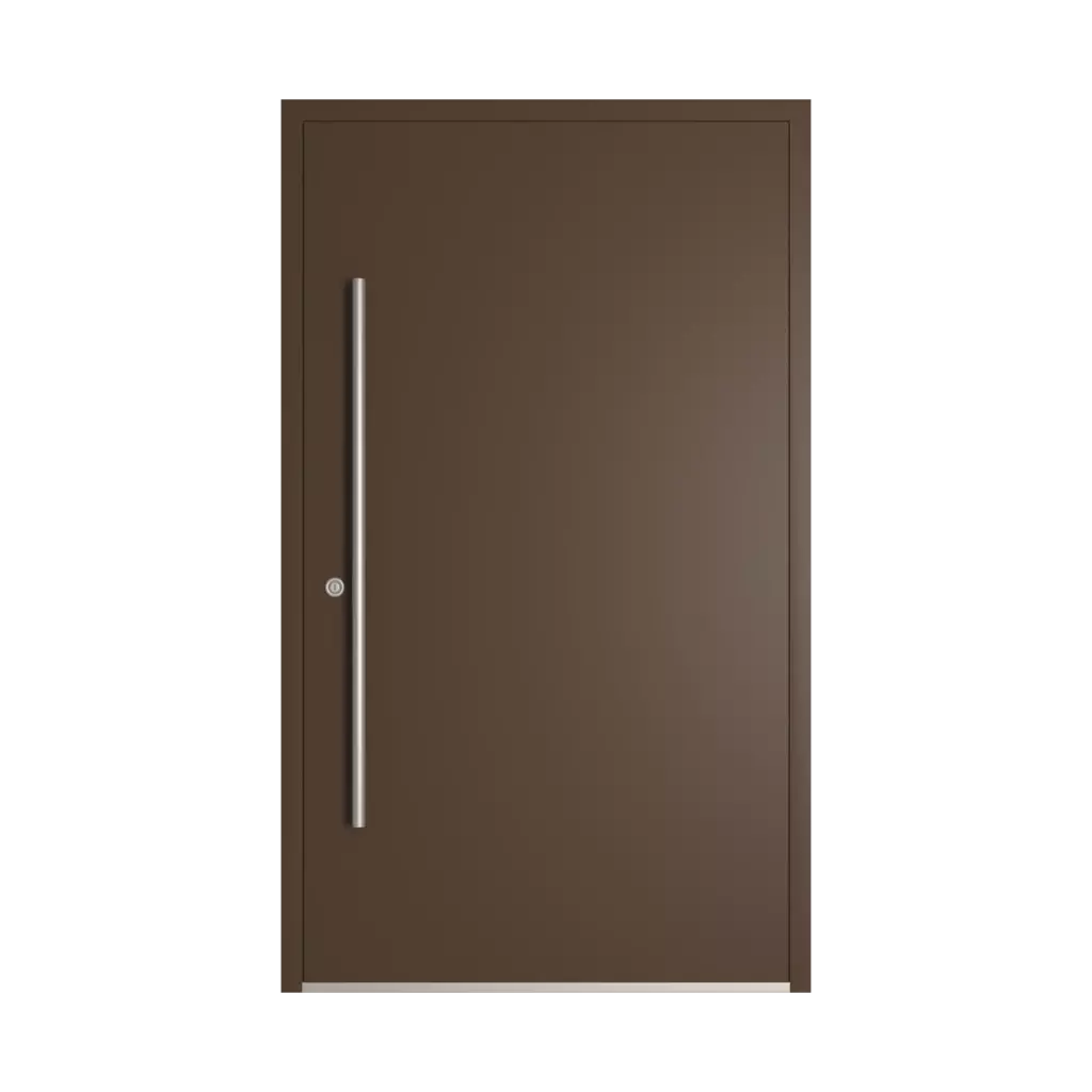 RAL 8028 Terra brown entry-doors models dindecor be04  