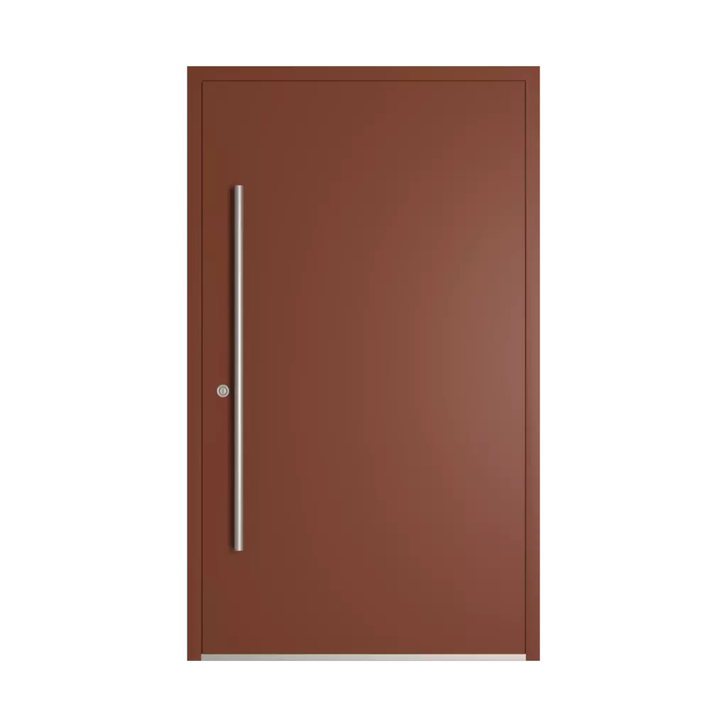 RAL 8029 Pearl copper entry-doors models dindecor sk04-beton  