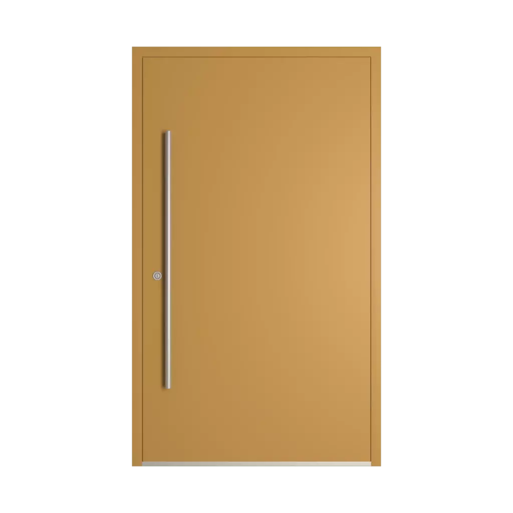 RAL 1024 Ochre yellow entry-doors models cdm model-41  