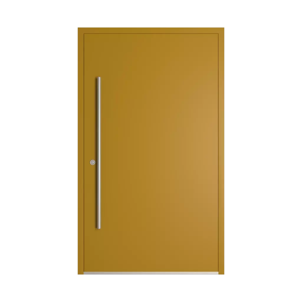 RAL 1027 Curry entry-doors models dindecor 6125-pwz  