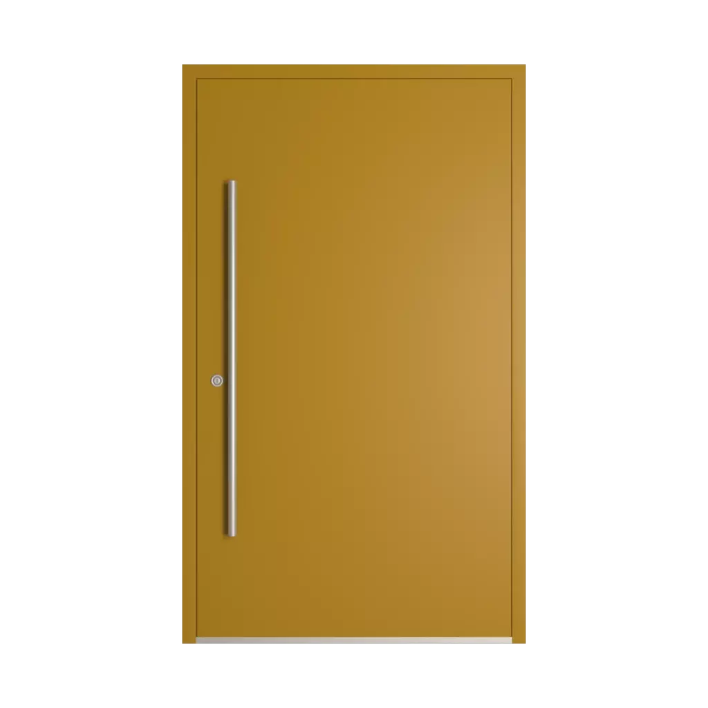 RAL 1027 Curry entry-doors models dindecor gl03  