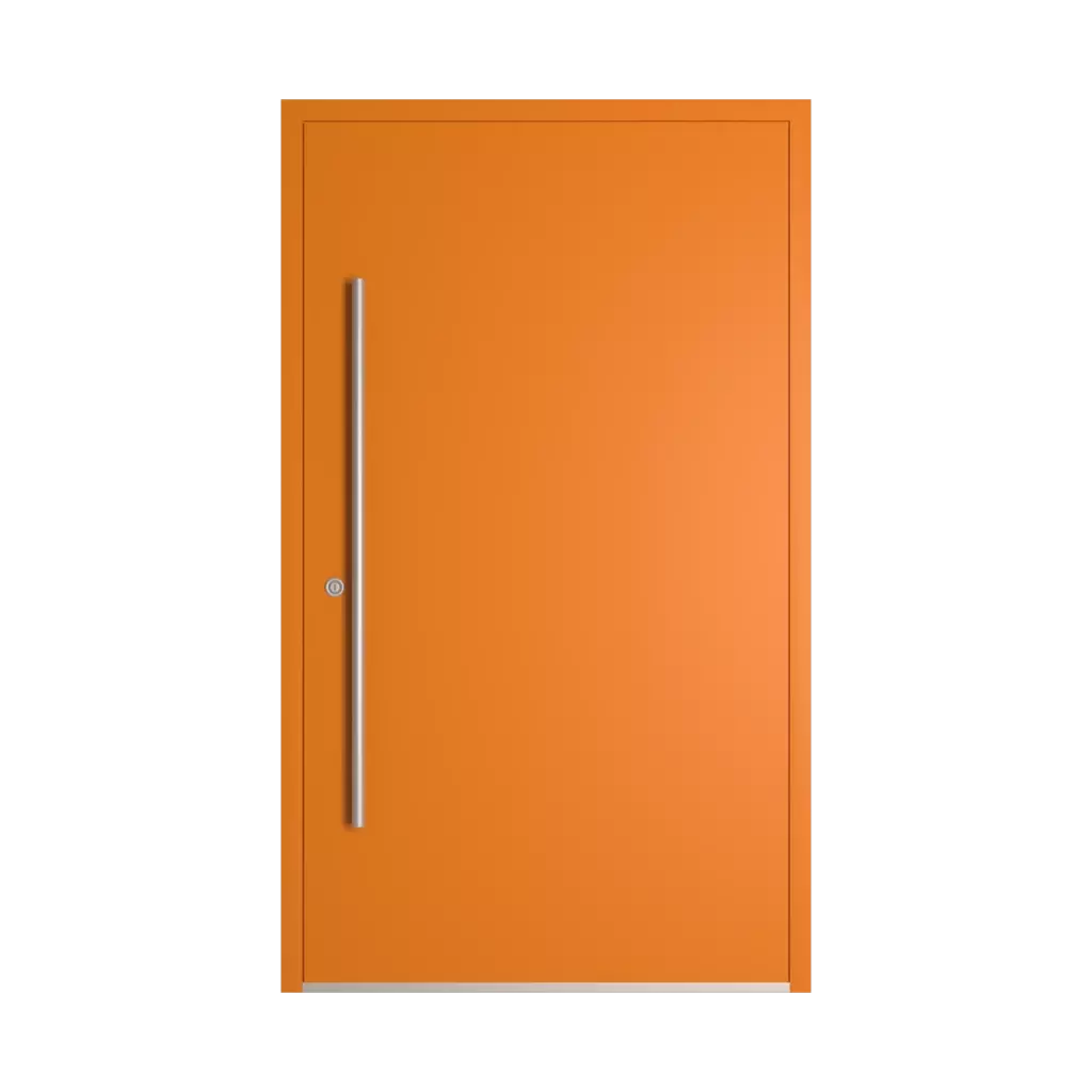 RAL 2000 Yellow orange entry-doors models dindecor ll01  