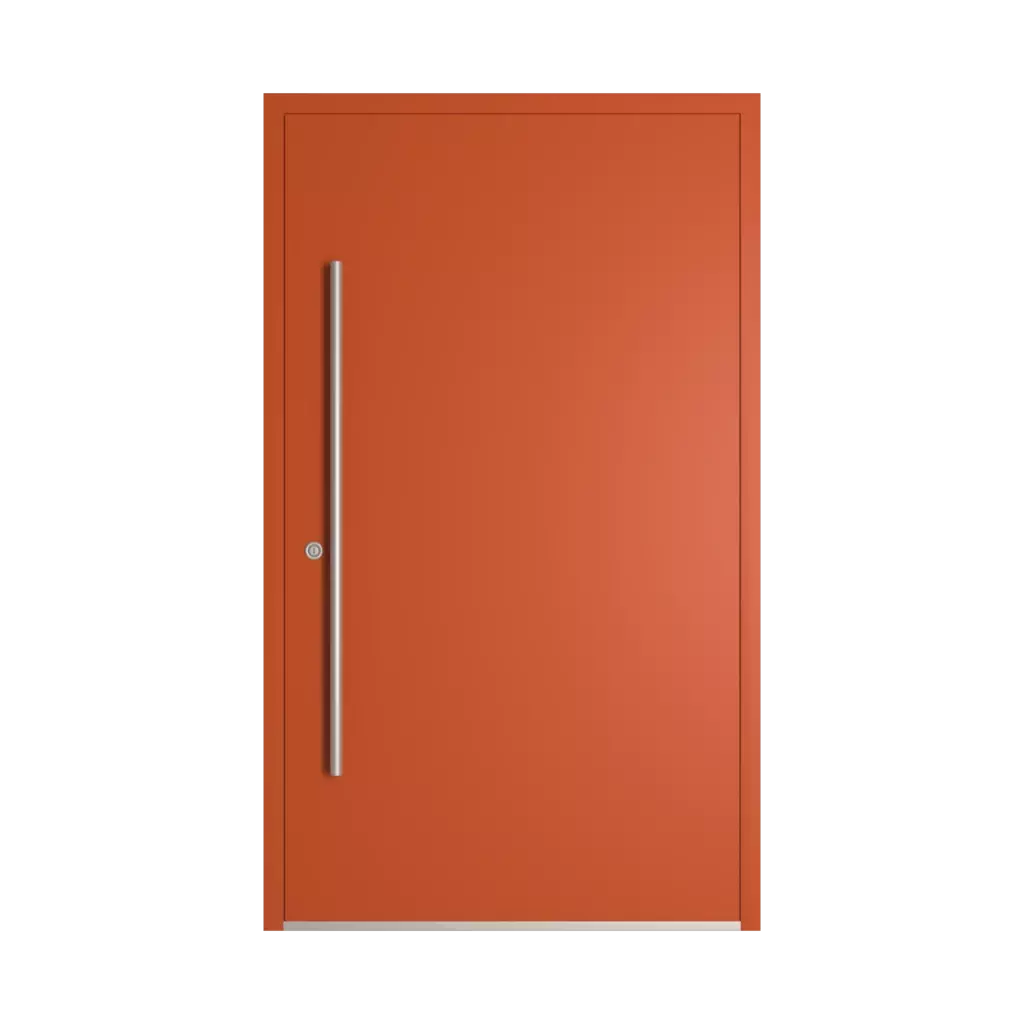 RAL 2001 Red orange entry-doors models adezo wilno  