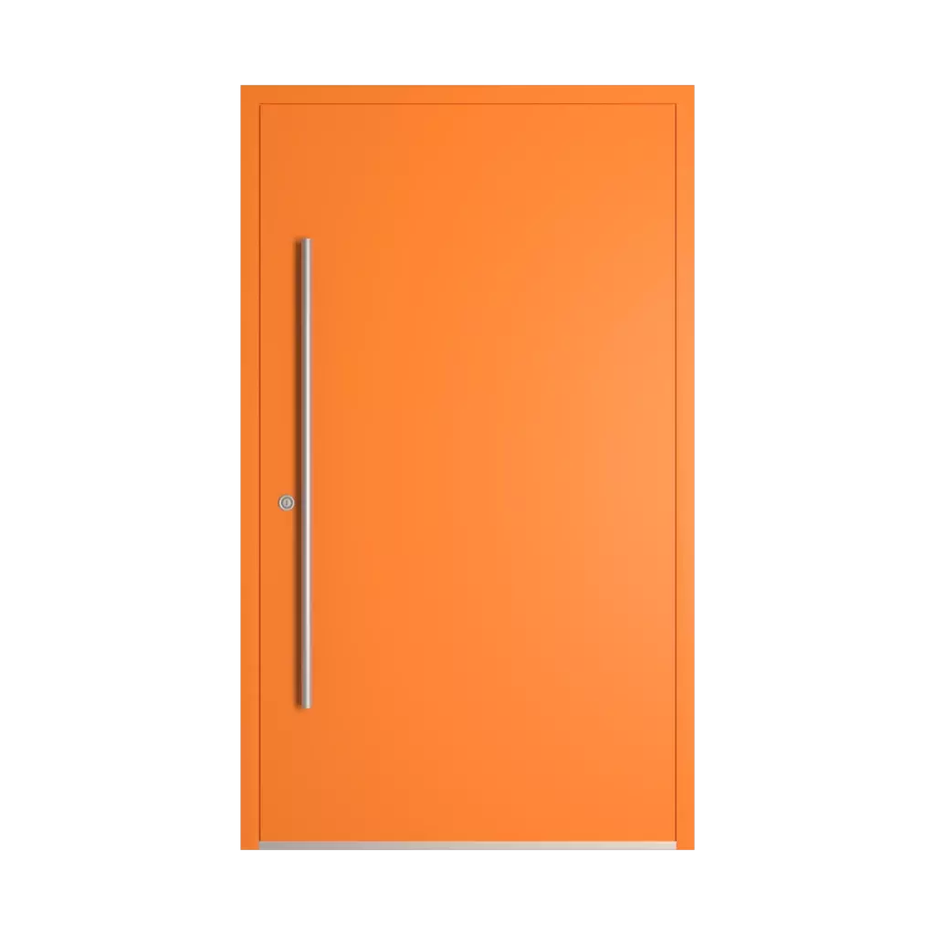 RAL 2003 Pastel orange entry-doors models dindecor 6003-pvc  