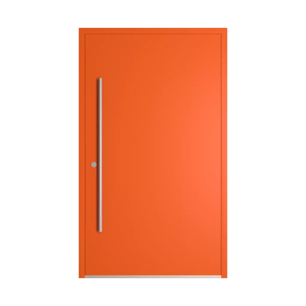 RAL 2004 Pure orange entry-doors models dindecor model-5042  