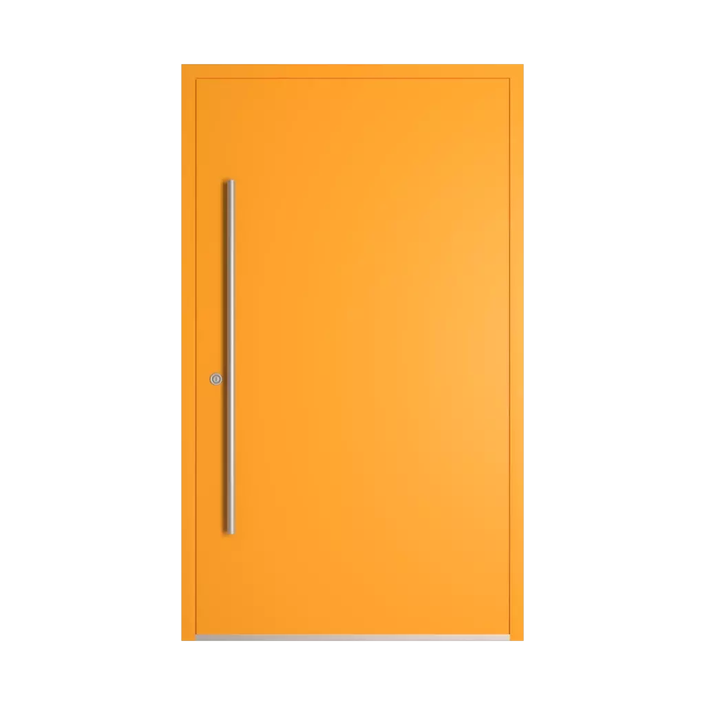 RAL 2007 Luminous bright orange entry-doors models dindecor gl03  